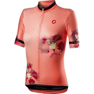 dámský cyklistický dres Castelli Primavera, peach echo