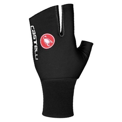 cyklistické rukavice Castelli Aero Speed, black