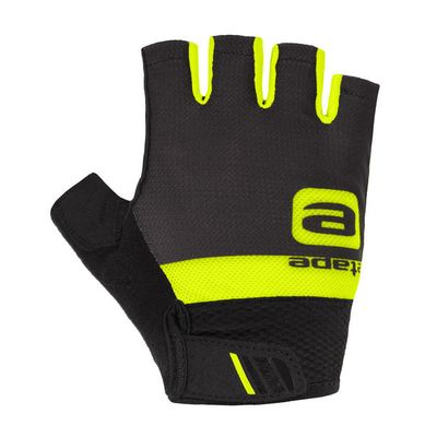 cyklistické rukavice Etape Air, černá/žlutá fluo
