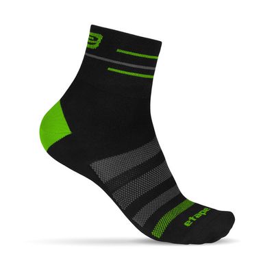 ponožky Etape SOX, černá/zelená