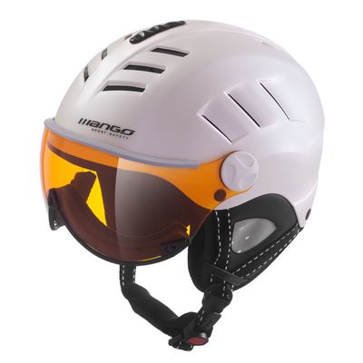 dámská lyžařská helma Mango Volcano Pro, bílá perleť mat