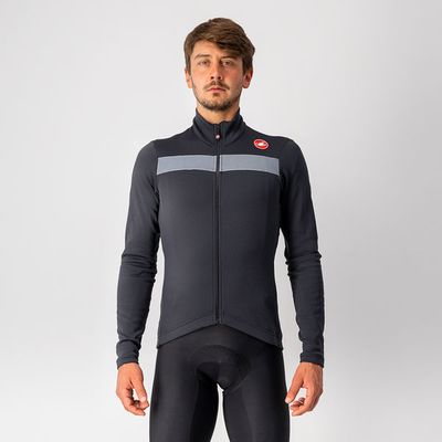 pánský cyklistický dres Castelli Puro 3, light black