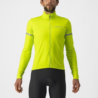 pánský cyklistický dres Casteli Fondo 2, electric lime/silver reflex