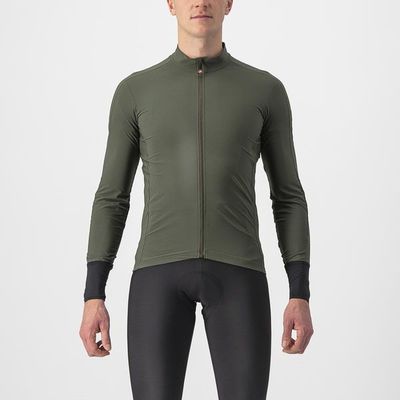 pánský cyklistický dres Castelli Flight Air, military green