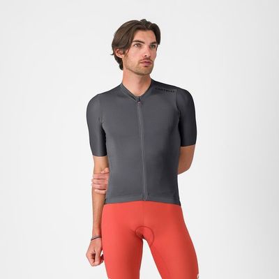 pánský cyklistický dres Castelli Espresso 2, smoky gray
