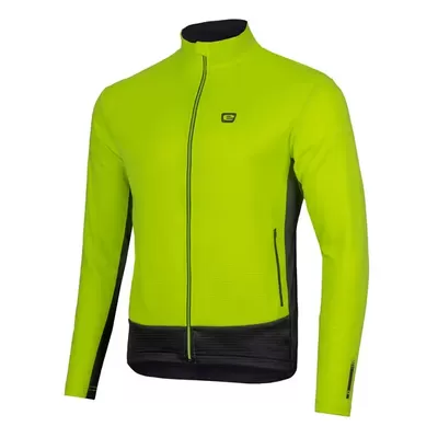 pánská mikina Etape Core 3.0, černá/žlutá fluo