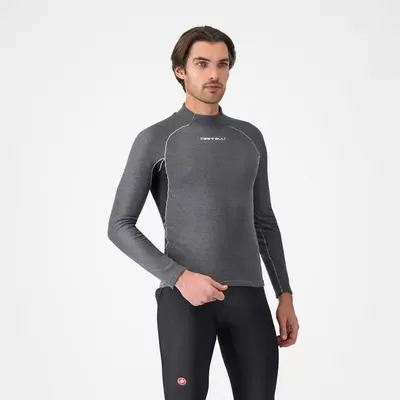 pánské funkční prádlo Castelli Flanders 2 LS, gray