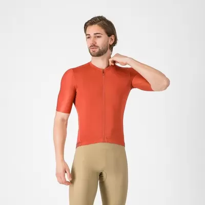 pánský cyklistický dres Castelli Espresso 2, paprika