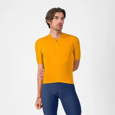pánský cyklistický dres Castelli Espresso 2, vivid orange