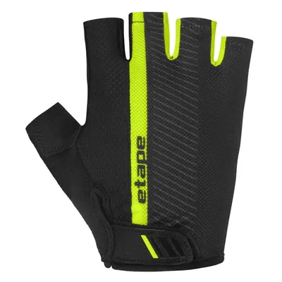 cyklistické rukavice Etape Speed 2.0, černá/žlutá fluo