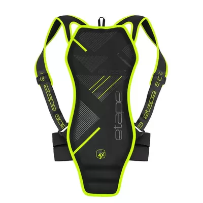 chránič páteře Etape Spine, černá/žlutá fluo