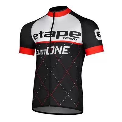 pánský cyklistický dres Etape Team, černá/červená