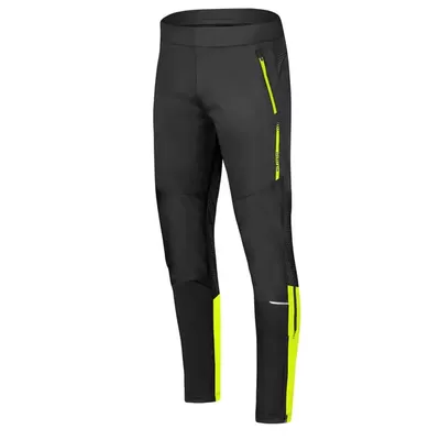 pánské volné kalhoty Etape Dolomite 2.0, černá/žlutá fluo