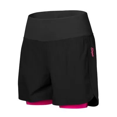 dámské volné cyklistické kalhoty Etape Claudia, černá/růžová