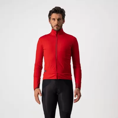 pánská cyklistická bunda Castelli Elite RoS, red/black