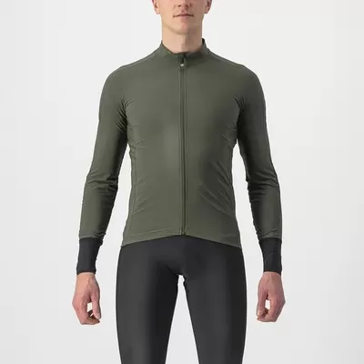 pánský cyklistický dres Castelli Flight Air, military green