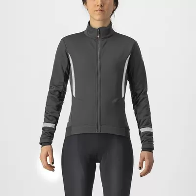dámská cyklistická bunda Castelli Dinamica 2, light black
