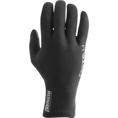 cyklistické rukavice Castelli Perfetto Max, black