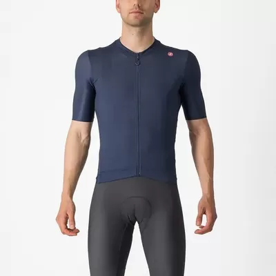 pánský cyklistický dres Castelli Espresso, belgian blue/silver moon