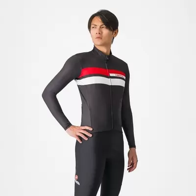 pánský cyklistický dres Castelli Lineare, light black
