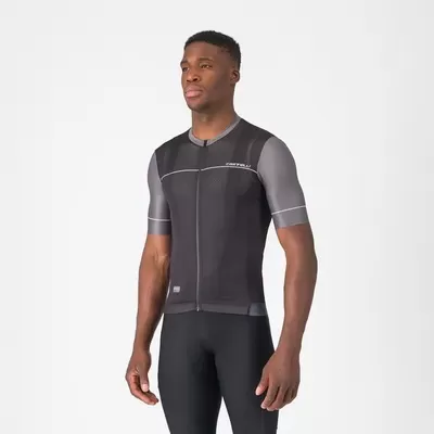 pánský cyklistický dres Castelli Unlimited Endurance 2, light black/smoky gray