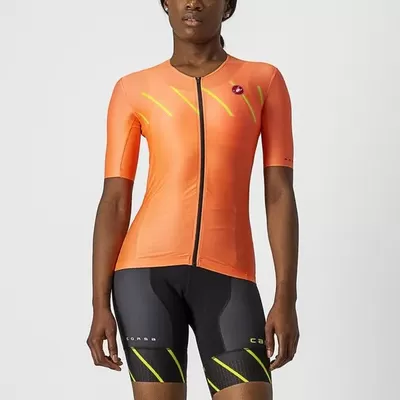dámský triatlonový dres Castelli Free Speed 2 W Race Top, colar flash