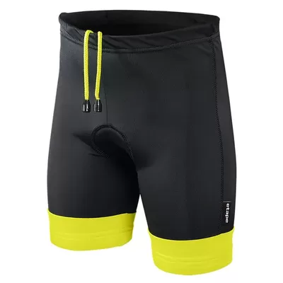 dětské cyklistické kalhoty Etape Junior, černá/žlutá fluo