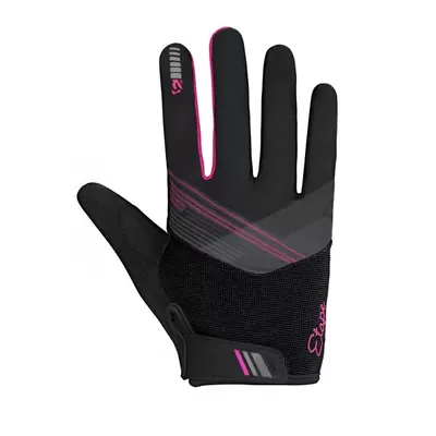 dámské cyklistické rukavice Etape Paola+, magenta/černá