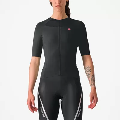 dámský cyklistický dres Castelli Velocissima 2, light black