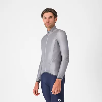 pánská větrovka Castelli Aria 2 Shell, silver gray
