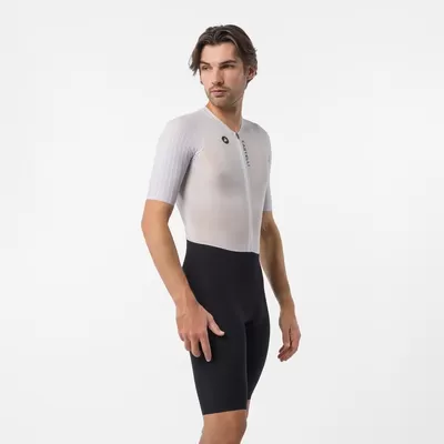 triatlonová kombinéza Castelli PR 3 Speed Suit, white/black