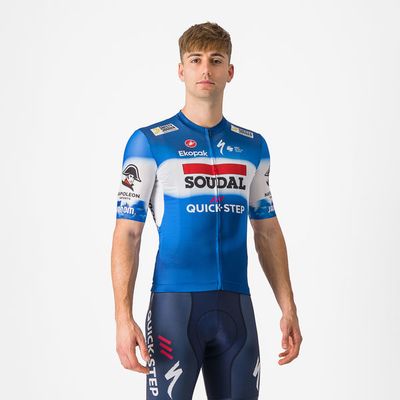 pánský cyklistický dres Castelli Quick Step Competizione 3, blue/red