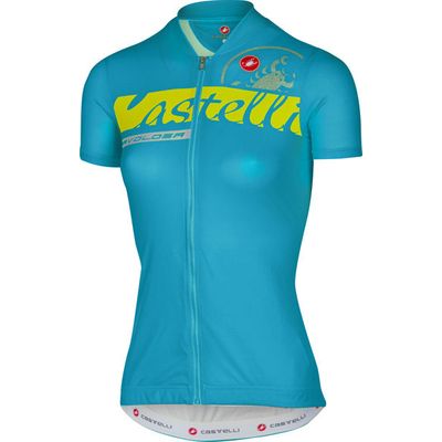 dámský cyklistický dres Castelli Favolosa, caribbean