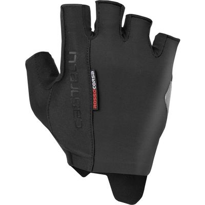 pánské cyklistické rukavice Castelli Rosso Corsa Espresso, black