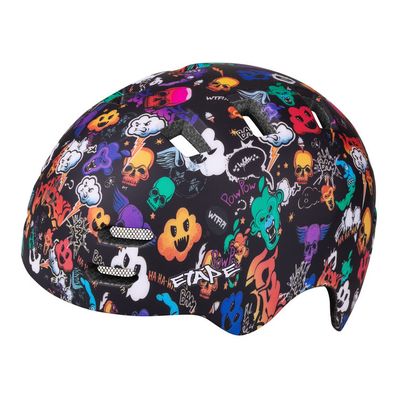 dětská helma na kolo Etape Buddy, černá/grafika mat