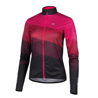 dámský dres Etape Gaia, magenta/černá