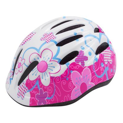 dětská helma na kolo Etape Rebel, bílá/růžová