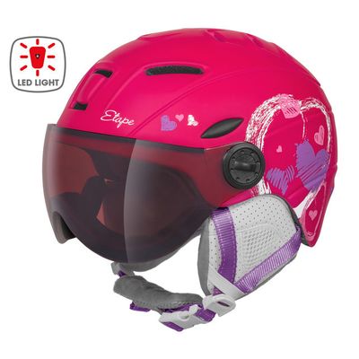 dětská lyžařská helma Etape Rider Pro Light, růžová mat