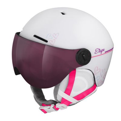 dětská lyžařská helma Etape Speedy Pro, bílá mat