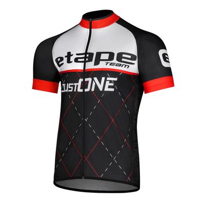 pánský cyklistický dres Etape Team, černá/červená