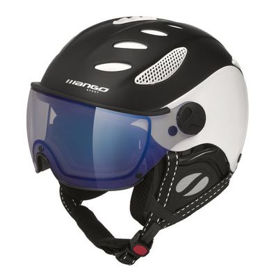 lyžařská helma Mango Cusna VIP, černá mat/bílá