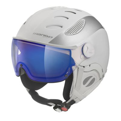 dámská lyžařská helma Mango Cusna VIP, bílá/stříbrná mat
