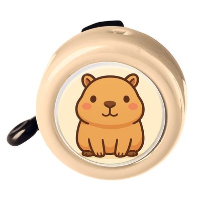 dětský zvonek na kolo One Zoo, hnědá